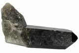 Dark Smoky Quartz Crystal - Brazil #104100-1